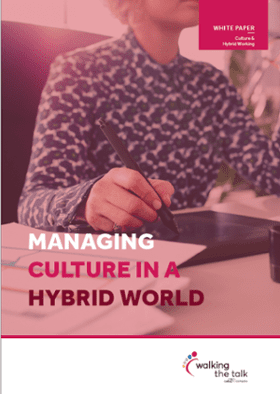 Managing company culture in a hybrid working world